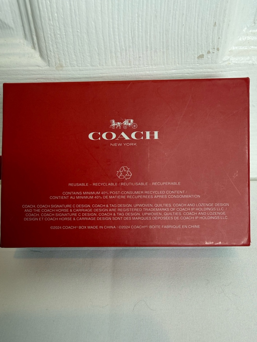 COACH 1941 COLLECTIBLE HORSE AND CARRIAGE HOLIDAY LOGO HANG TAG CHARM - Picture 15 of 15